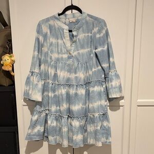 Faherty Vida Tie-Dye Dress